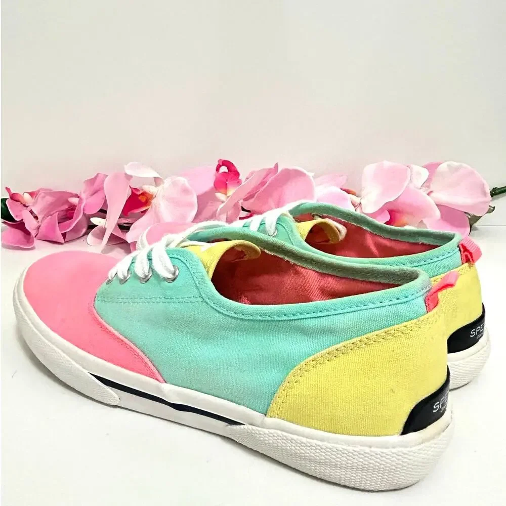 Sperry Top-Sider Pier Wave CVO Jr Colorblock Sneakers Kids Size 4.5